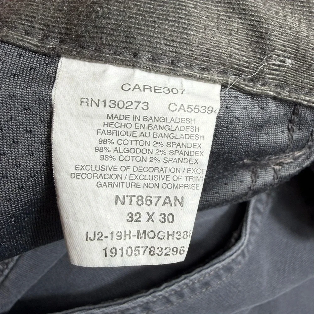 Wrangler Pants Mens 32x30 Grey ATG All Terrain Gear Straight Outdoor Distressed
